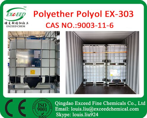 Polyether Polyol EX-303 utilizado en espuma de poliuretano rígido y caja de PU